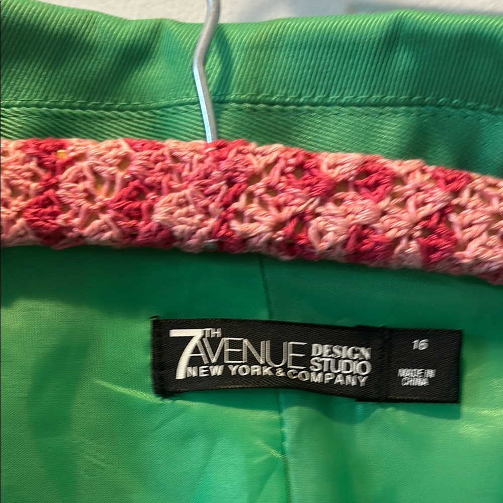 Green Women's Blazer - Picture 2 of 7